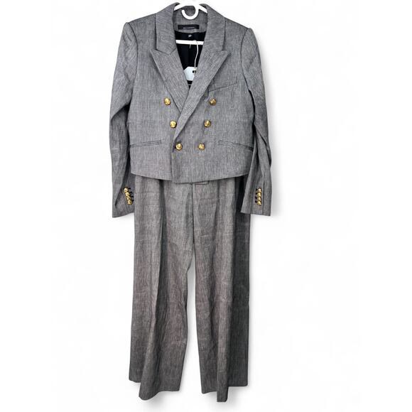 WHBM 14 White House Black Market 14 Suit Set Trouser Blazer Pants Jacket Women